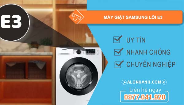 sửa máy giặt samsung lỗi e3