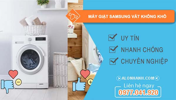 sửa máy giặt samsung vắt không khô 