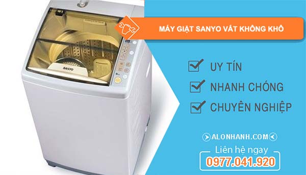 sửa máy giặt sanyo vắt không khô