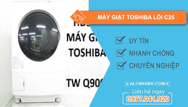 sửa máy giặt toshiba lỗi c25