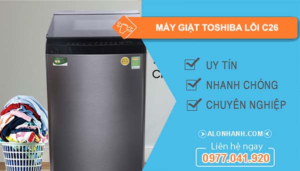sửa máy giặt toshiba lỗi c26
