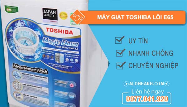 sửa máy giặt toshiba lỗi e65