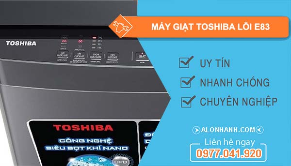 sửa máy giặt toshiba lỗi e83