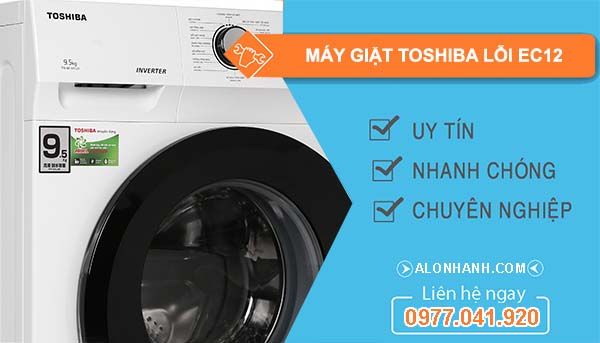 sửa máy giặt toshiba lỗi ec12