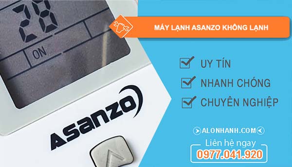 sửa máy lạnh asanzo không lạnh
