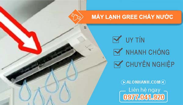 sửa máy lạnh gree chảy nước