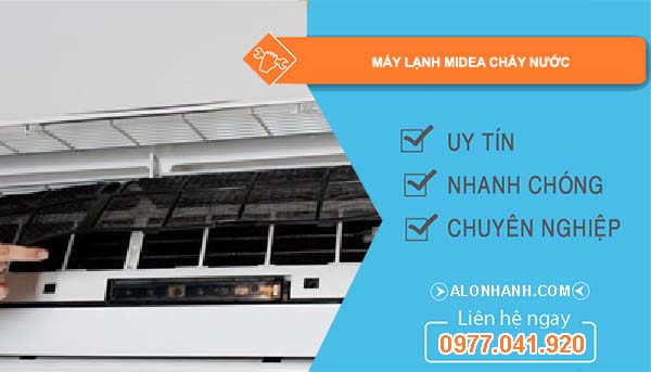 sửa máy lạnh midea chảy nước