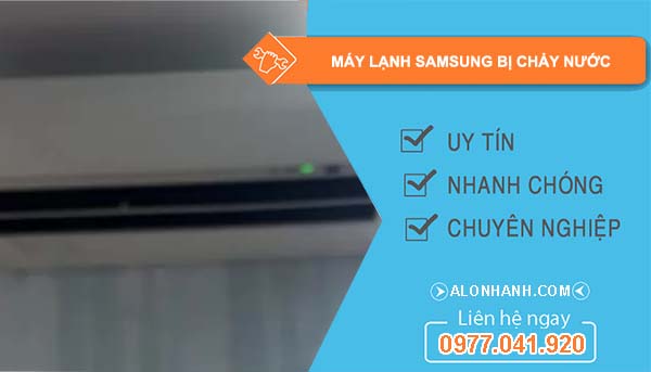sửa máy lạnh samsung bị chảy nước