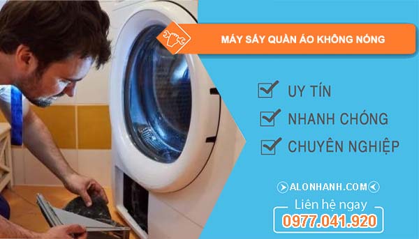 sửa máy sấy quần áo không nóng