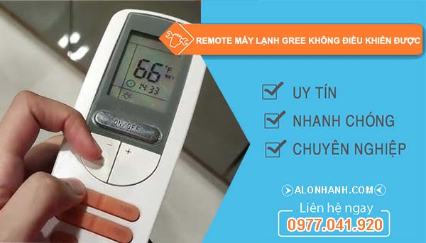sửa remote máy lạnh gree không điều khiển được
