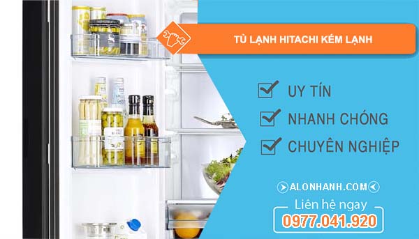 sửa tủ lạnh hitachi kém lạnh