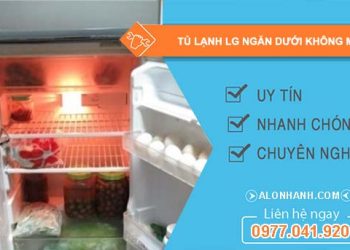 sửa tủ lạnh lg ngăn dưới không mát
