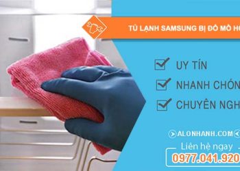 sửa tủ lạnh samsung bị đổ mồ hôi