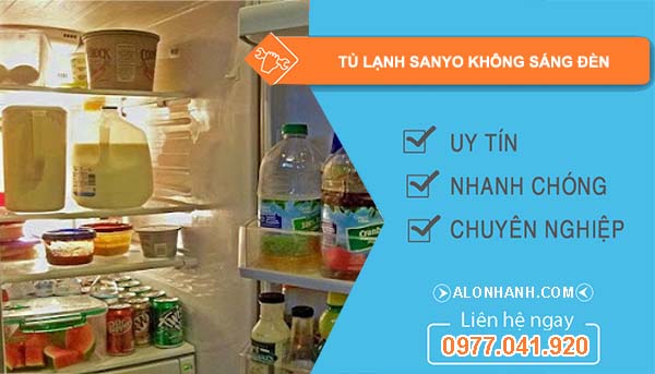 sửa tủ lạnh sanyo không sáng đèn