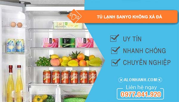 sửa tủ lạnh sanyo không xả đá