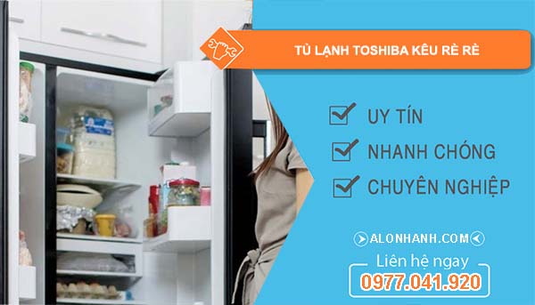 sửa tủ lạnh toshiba kêu rè rè