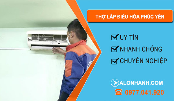 thợ Tháo Lắp Điều Hòa Phúc Yên