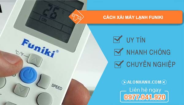 tìm cách xài máy lạnh funiki