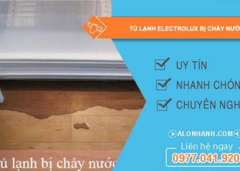 tủ lạnh electrolux bị chảy nước