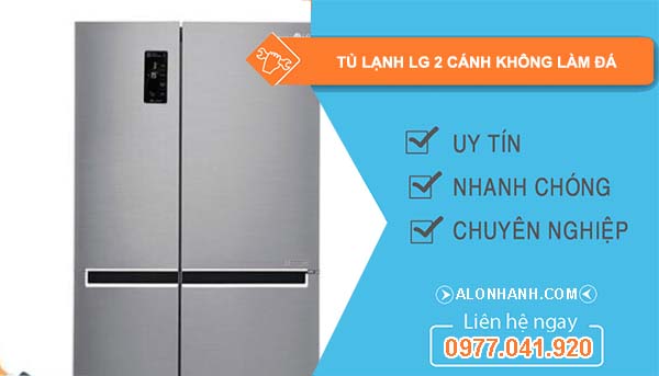tủ lạnh lg 2 cánh không làm đá