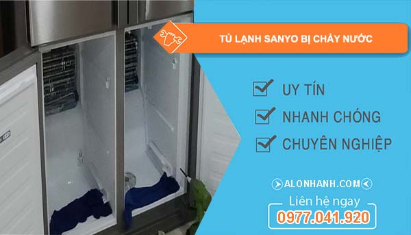 tủ lạnh sanyo bị chảy nước 
