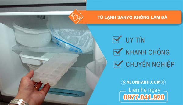 tủ lạnh sanyo không làm đá