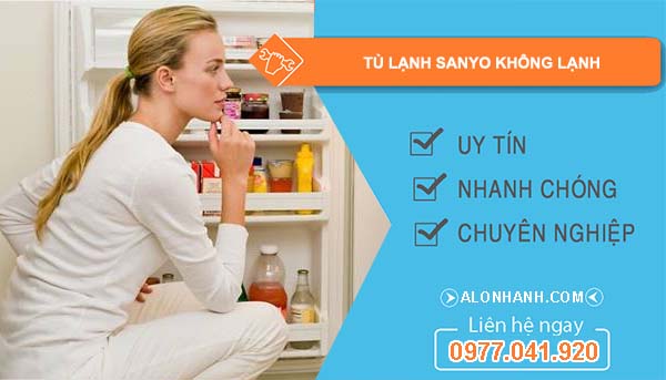 tủ lạnh sanyo không lạnh 