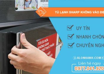 tủ lạnh sharp không vào điện