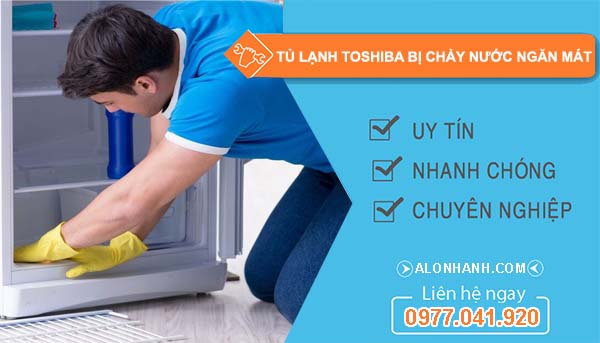 tủ lạnh toshiba bị chảy nước ngăn mát
