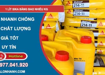 1 lít sika bằng bao nhiều kg