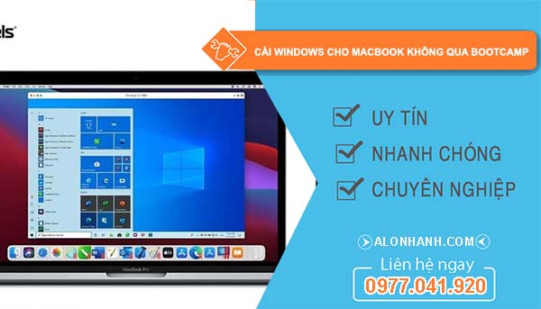 các cách cài windows cho macbook không qua bootcamp