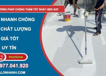 các phương pháp chống thấm tốt nhất hiện nay