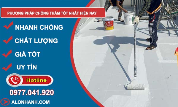 các phương pháp chống thấm tốt nhất hiện nay