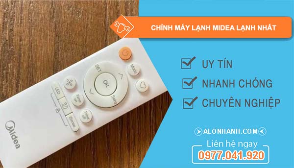 cách chỉnh máy lạnh midea lạnh nhất