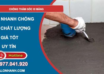 cách chống thấm gốc xi măng