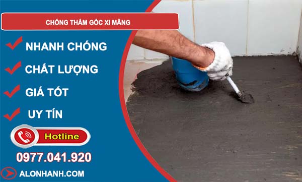 cách chống thấm gốc xi măng
