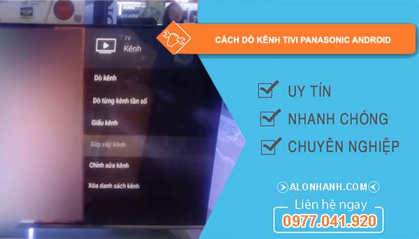 cách dò kênh tivi panasonic android