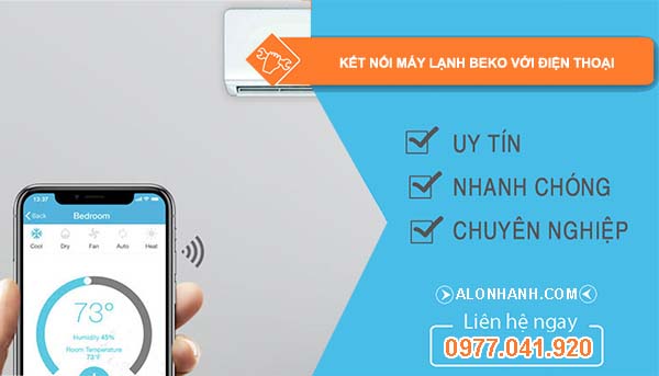 cách kết nối máy lạnh beko với điện thoại
