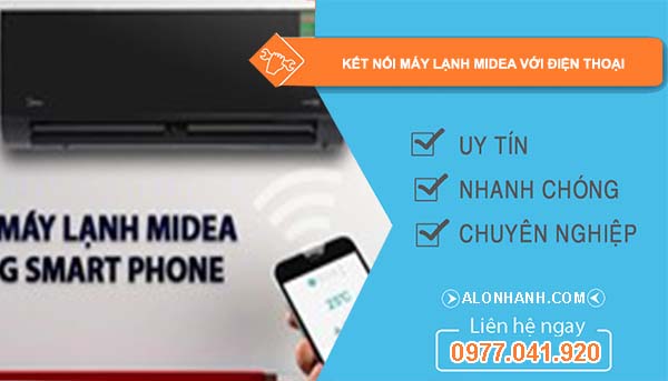 cach kết nối máy lạnh midea với điện thoại