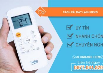 cách xài máy lạnh beko