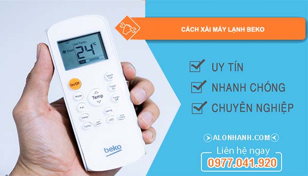 cách xài máy lạnh beko