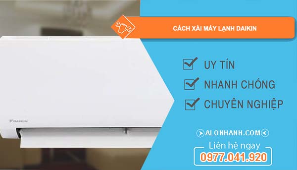 cách xài máy lạnh daikin