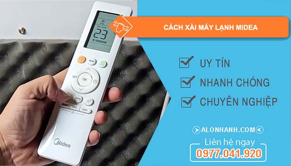 cách xài máy lạnh midea