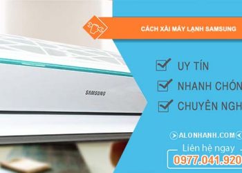 cách xài máy lạnh samsung