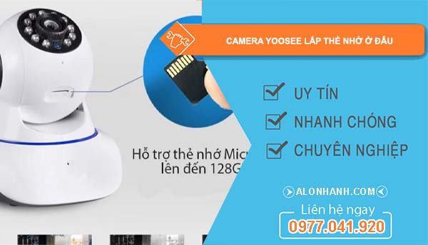 camera yoosee lắp thẻ nhớ ở đâu