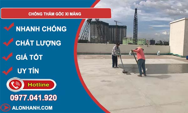 chống thấm gốc xi măng