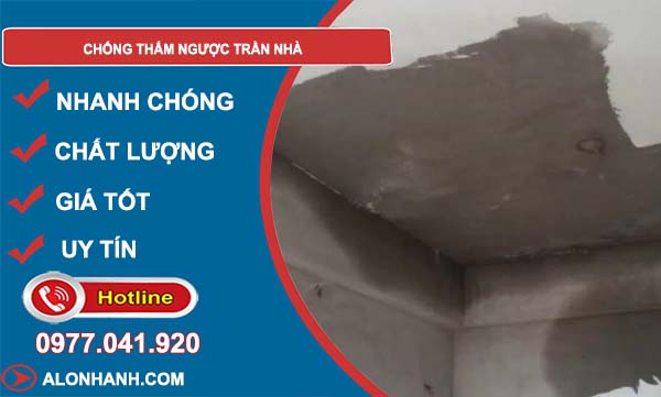 chống thấm ngược trần nhà