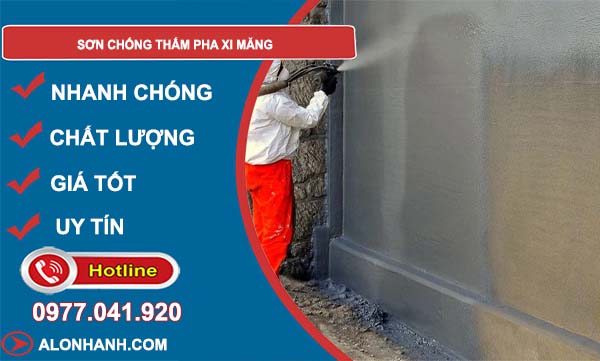 công thức sơn chống thấm pha xi măng