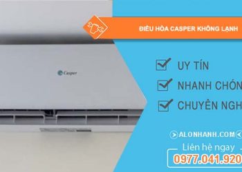 điều hòa casper không lạnh