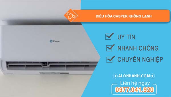 điều hòa casper không lạnh